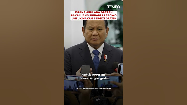 Istana Akui Ada Daerah Pakai Uang Pribadi Prabowo untuk Makan Bergizi Gratis #shorts