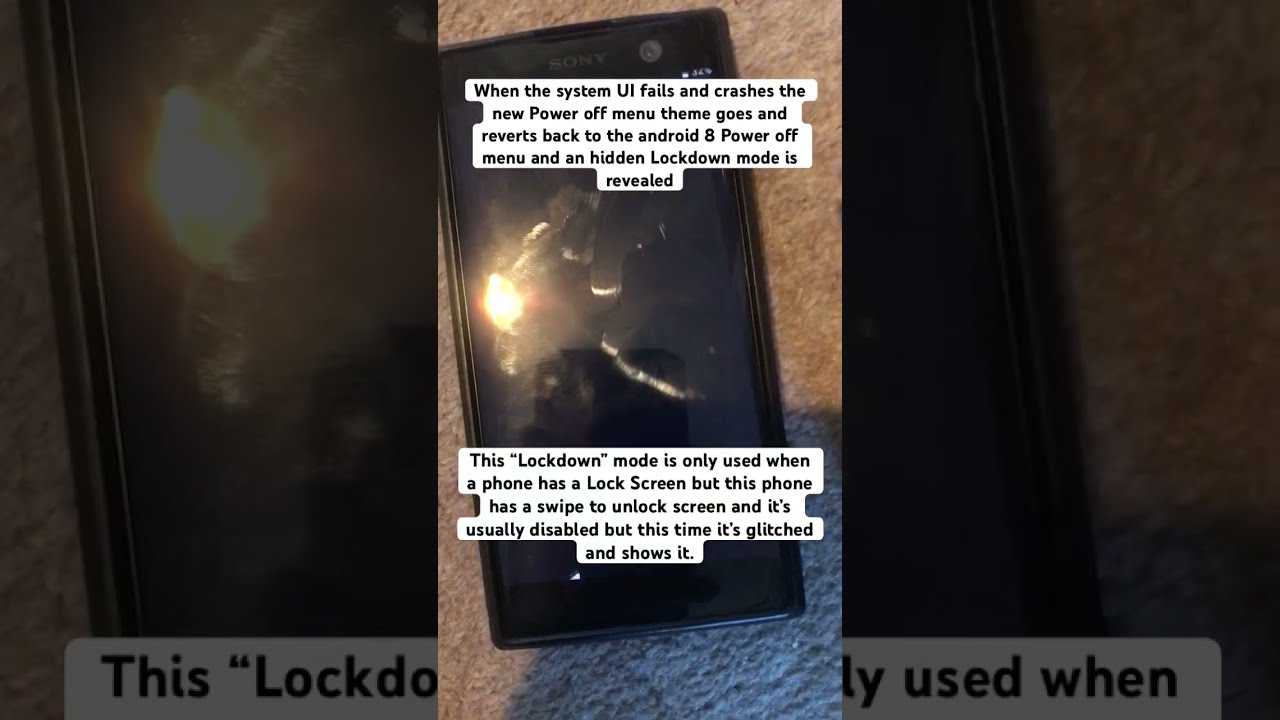 Trying Lockdown Mode When The System UI Is Crashing On My Sony XA2