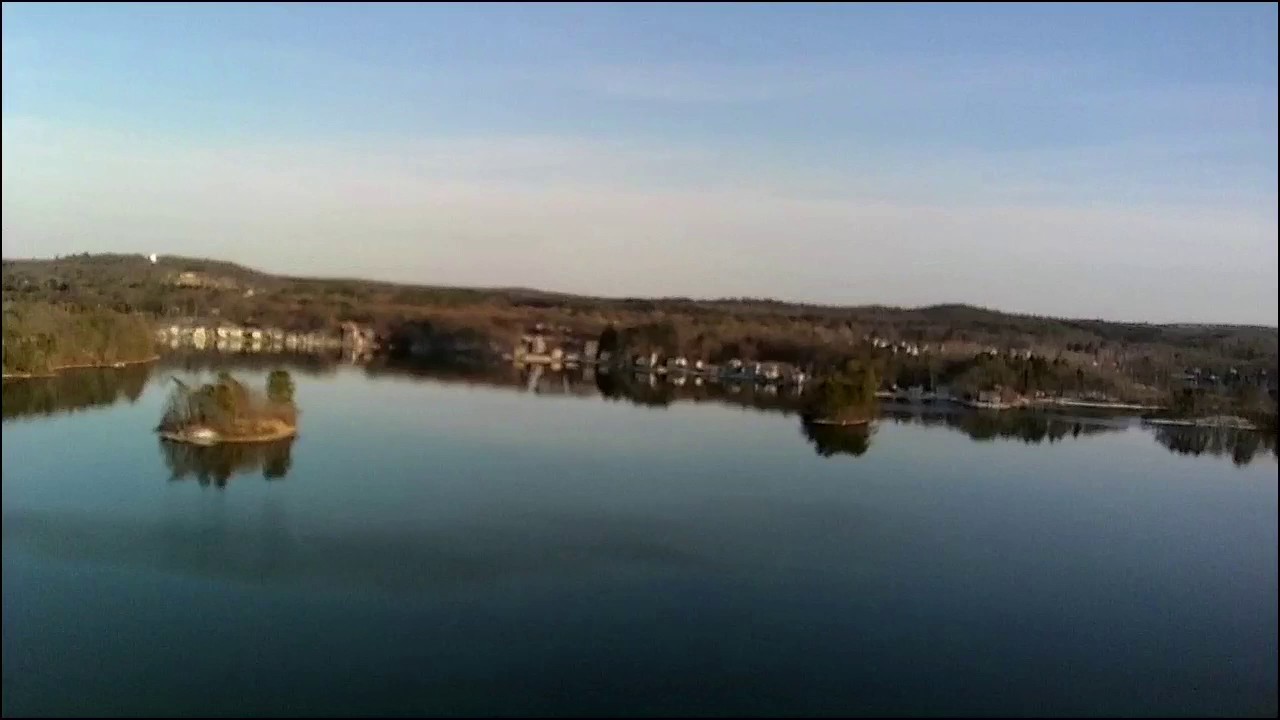 Drone Flight Over Lake Pearl