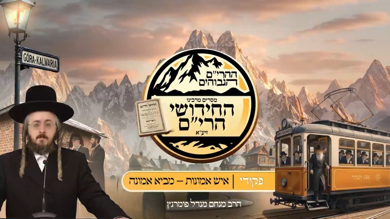 הרב מנחם מנדל פומרנץ | ההרים הגבוהים - חידושי הרי"ם - יום ב' פרשת פקודי • איש אמונות - מביא אמונה •