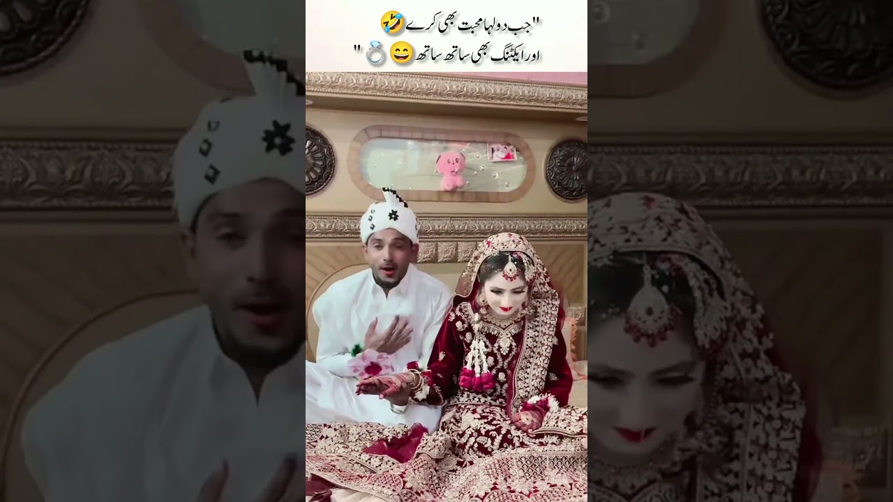 Groom’s Funny Reaction After Kissing Bride’s Hand 😂💍 | Cute Wedding Moment🤣