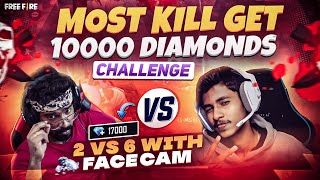 💥 Warloop Vs Ajjeffy With Two FaceCam😍||😡Winner Get 10000 Dimonds😱🔥|| Garena-Free Fire#ajjeffy