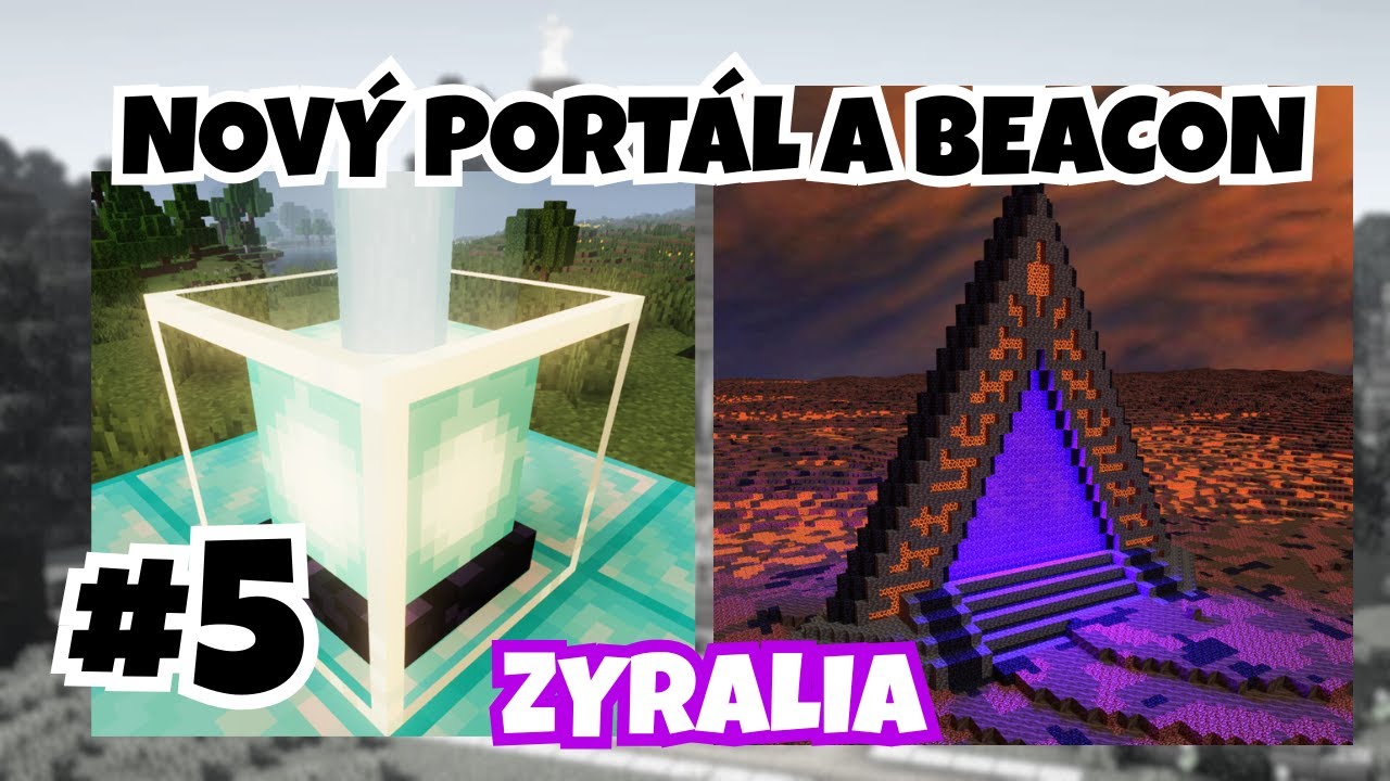 POSTAVIL JSEM NOVÝ PORTÁL A BEACON NA ZYRALII! | Zyralia #5