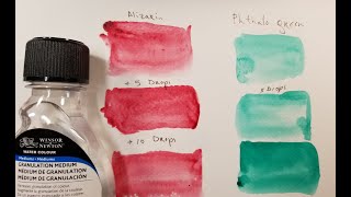 362) Watercolor Granulated /Granulation Medium: Im honestly not seeing a difference.