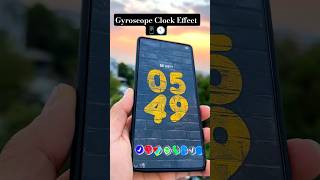 Cool clock with Gyroscope 3D effect  #Lockscreen #Wallpapers #Themes #Icons #Widget #AlwaysOnDisplay screenshot 5