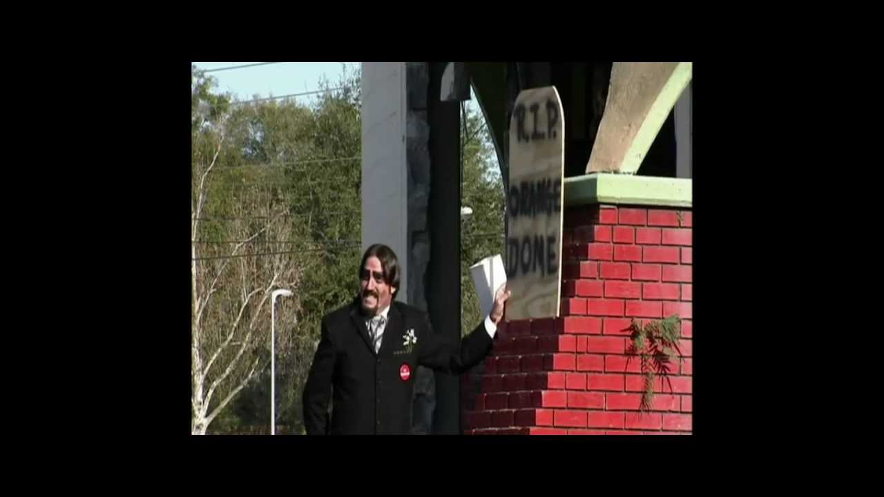 Dr. Paul Bearer conducts funeral for the Orange Dome YouTube