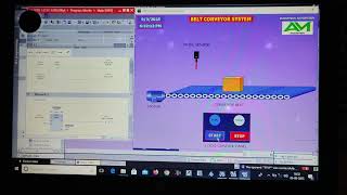 PLC TRAINING ON "TIA PORTAL" AND HMI ON BELT CONVEYOR SYSTEM 