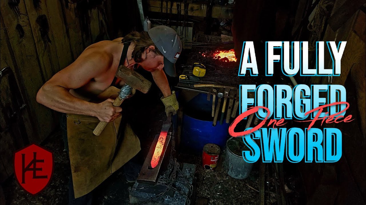Making A FULLY FORGED Sword - YouTube