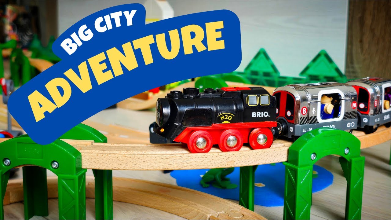 🎥Busy BRIO Train Day! Cows, Steam Train & Big City Adventure 🚂🐄🏙️ - YouTube