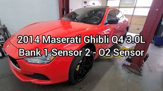 Bank 1 Sensor 2 - O2 Sensor on a 2014 Maserati Ghibli Q4