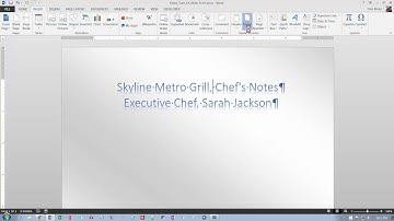 Go! Office Common Features, Project 1A, part 2 of 2