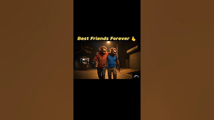 Monkeys Dostana 😄 | Funny Monkey AI Vlog | Dosti Wali Masti | #aishorts #aimonkey  #monkeyvlog #ai