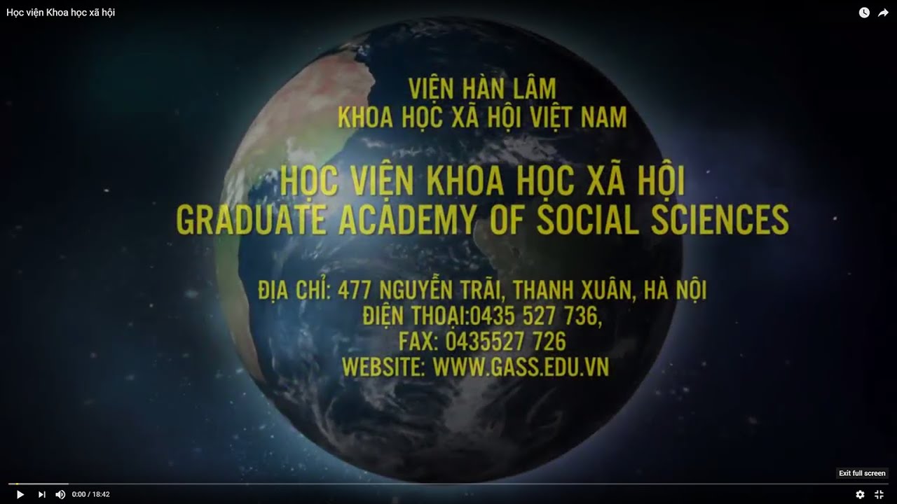 Học viện khoa học xã hội | Học viện Khoa học xã hội