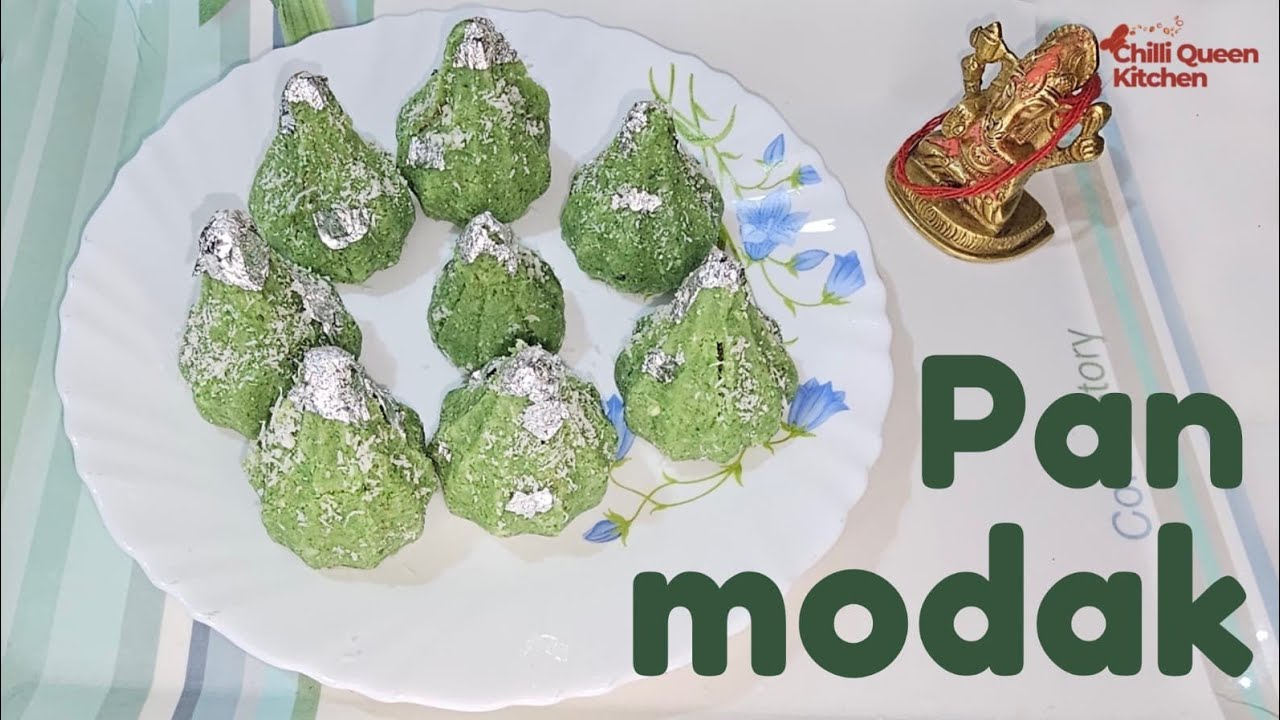 pan modak | कम घी/बिना खोया बनाये इसतरह के मोदक | Modak Recipes in 10 ...