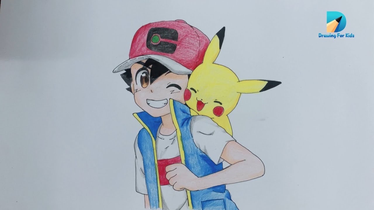 Satoshi Drawing! 💖 How to Draw Pokémon Characters
