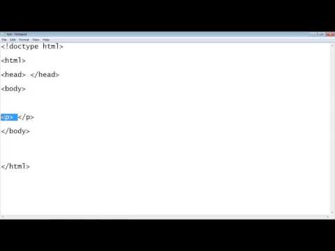 HTML Tutorial for Beginners   09   Nested elements