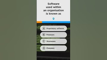 Software Quiz - Answer In One Minute | #Shorts | Simplilearn