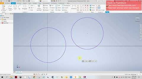 Hướng dẫn sử dụng lệnh line,  Circle, Arc trong inventor