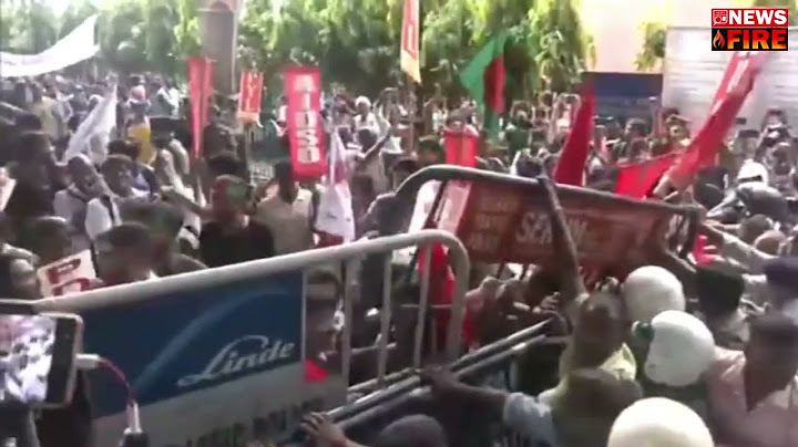 AIDSO students union in Kolkata stage a protest amid the ongoing anti quota protests