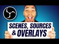 How to setup overlays in obs studio for beginners