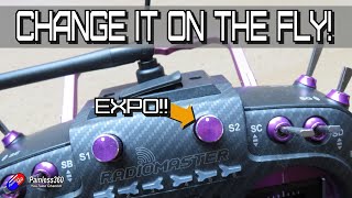Changing EXPO on the fly using a rotary/slider control easily