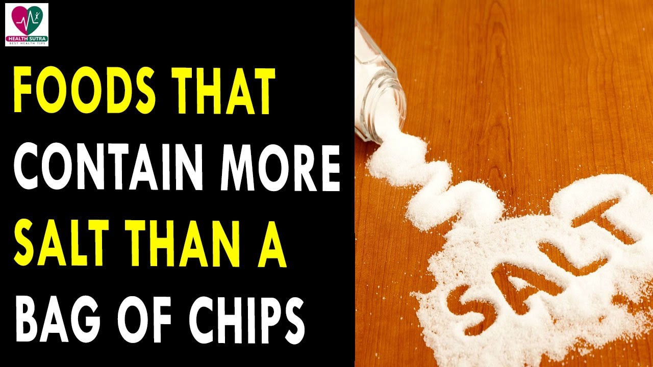 Foods That Contain More Salt Than A Bag Of Chips || Health Sutra - Best