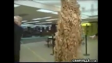 Giant Jenga tower shot on iPhone meme
