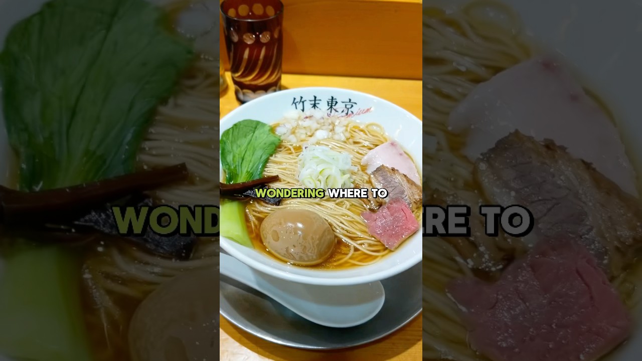 The ONLY Ramen Shops You Have To Visit In Tokyo? 