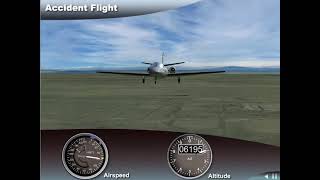 2005 Cessna 560 N500AT crash CVR & Animation