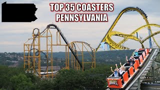 Top 35 Roller Coasters in Pennsylvania | US States Ranked