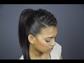 FRENCH BRAIDED PONYTAIL | Hairstyle for Medium to Long Hair | Raisa Naushin