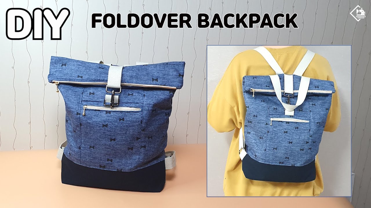 Unisex Messenger Foldover Rucksack Backpack | Aris Bags