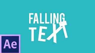 Adobe After Effect CS6 | Advanced Kinetic Falling Text Tutorial
