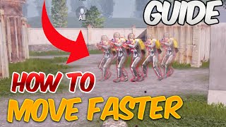 How to move Faster While Shooting with Handcam - PUBG MOBILE GUIDE/TUTORIAL