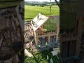 Modern Farmhouse Rising in a Green Valley 🌿 | Satisfying Build Timelapse 4K