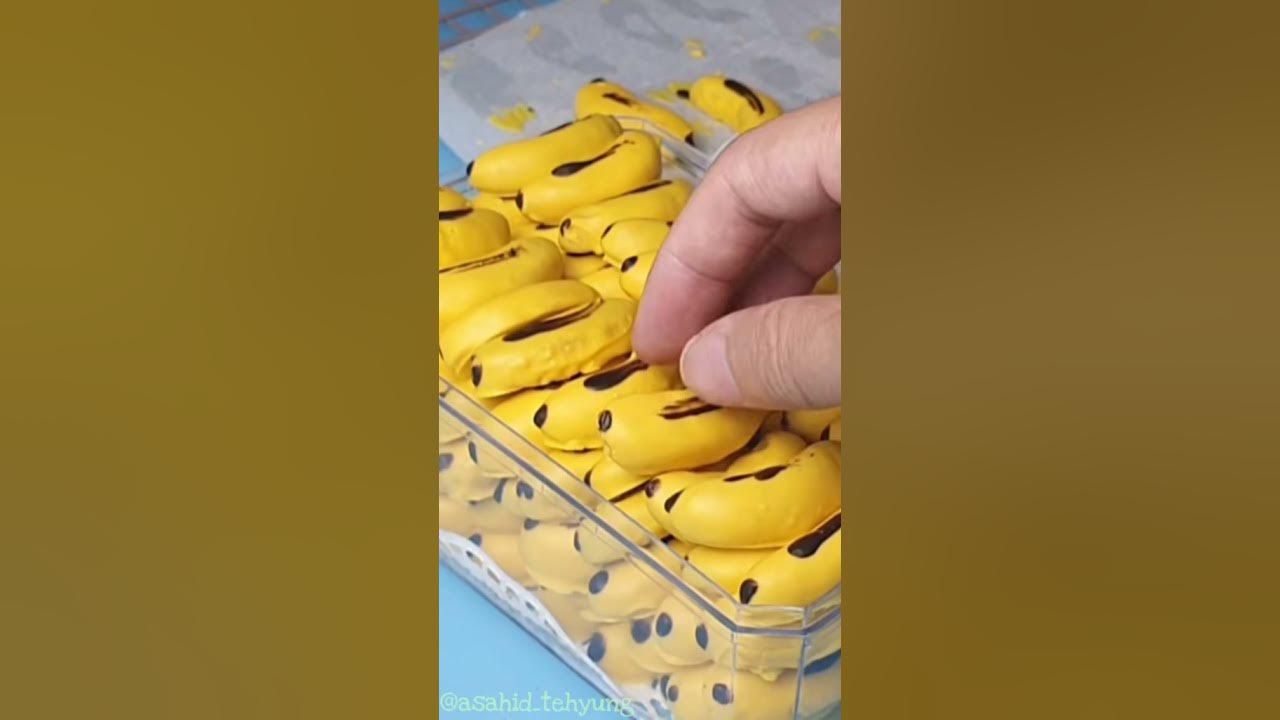 Video masak - Resep kue bentuk pisang#shorts