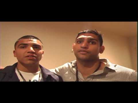 Amir Khan and Victor Ortiz Face to Face - Exclusive