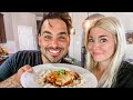 BEST KETO Chicken Parmesan & Linguine Alfredo EVER!!! *EASY