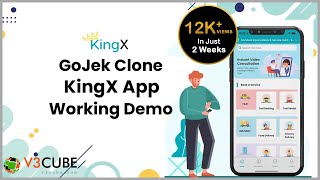 KingX App - GoJek Clone Working Demo -  V3Cube.com screenshot 5