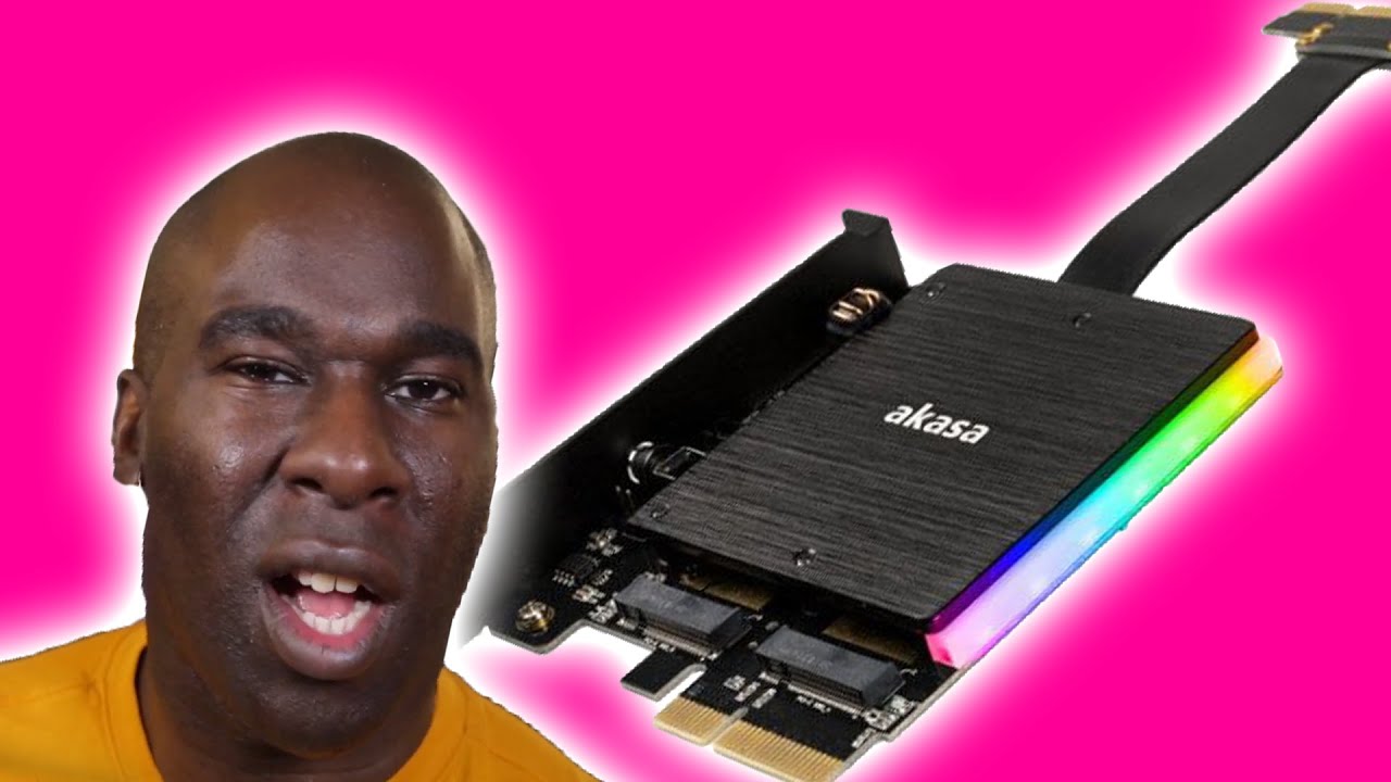 NVMe PCIe SSD Adapter Installation and Speed Test - EZDIY-FAB Dual M.2 RGB  Solid State Drive Adapter 