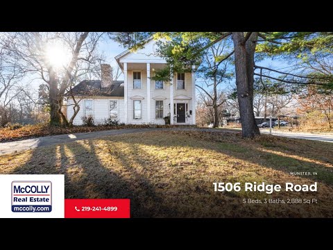 1506 Ridge Road, Munster, IN home video tour