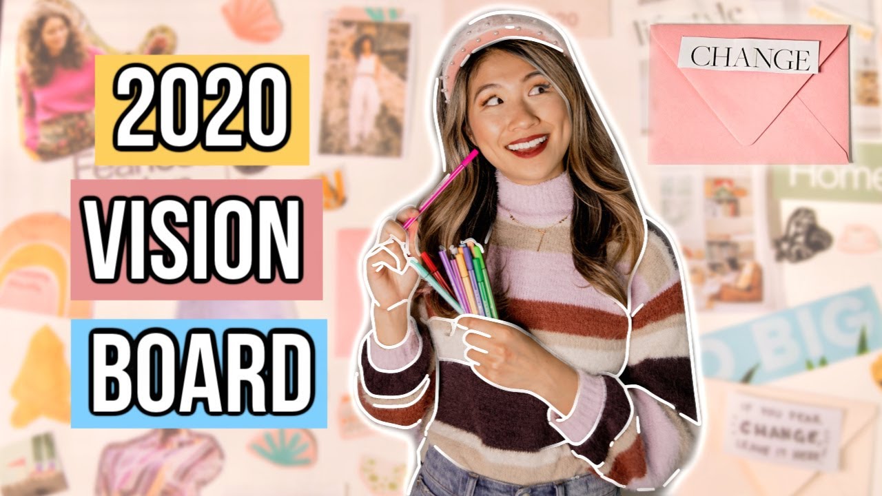 How to Create a Vision Board! ⭐Will I Achieve My 2020 Goals??