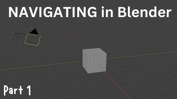 Part 1 - Navigating Around Blender and User Interface | Blender Beginner Animation Tutorial Series
