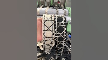 How to produce webbing efficiently?🤩#webbing #Garment #Custom