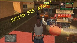 MISI LUCU GTA SA: JUALAN MIE AYAM !!