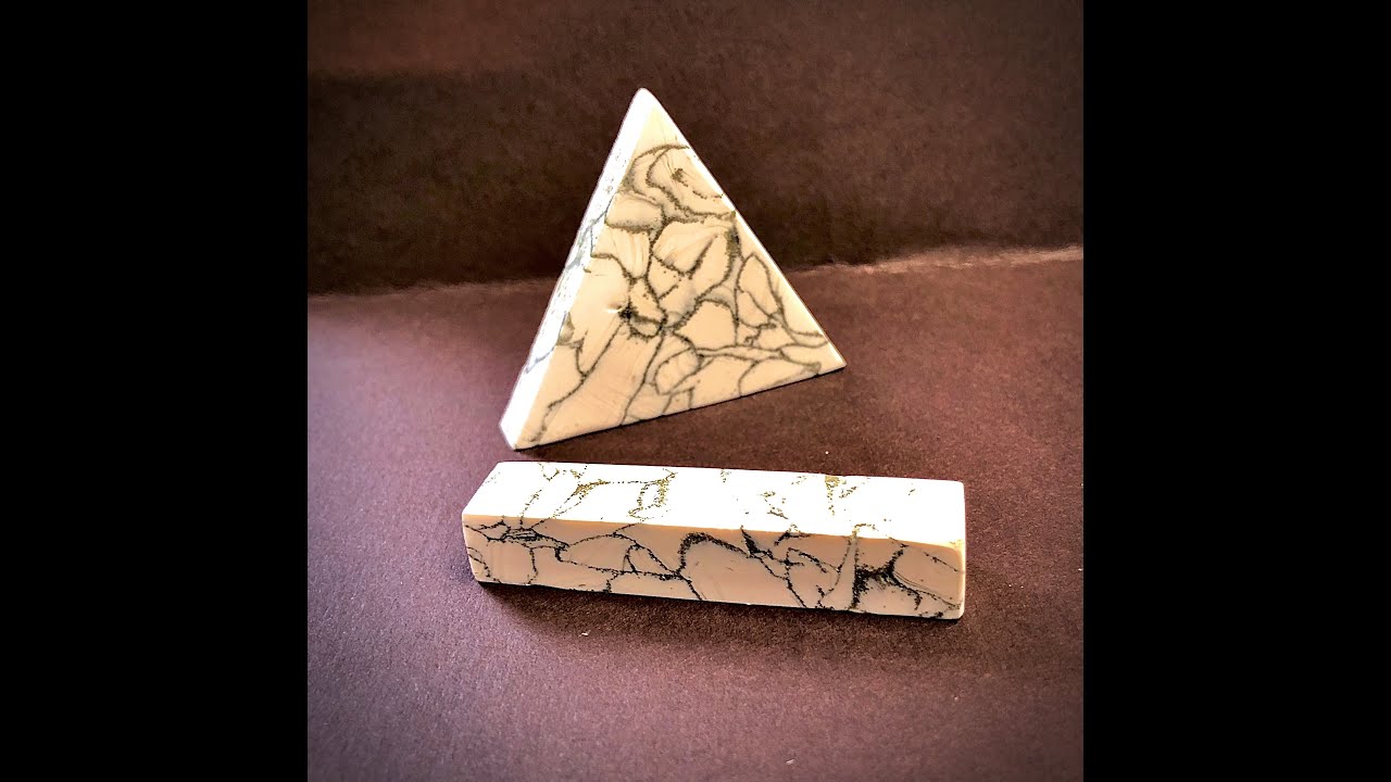 Faux Gold Veined Howlite Experiment ... FAIL! well kind of ........