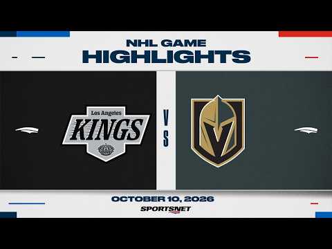 NHL Highlights | Kings vs. Golden Knights - October 10, 2026