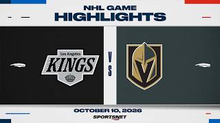 NHL Highlights | Kings vs. Golden Knights - October 10, 2026