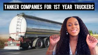My list of Tanker companies for first year Truckers