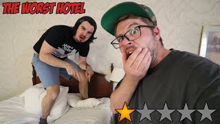 We stayed in the Worst Hotel ever (WE FOUND SOMETHING GROSS)